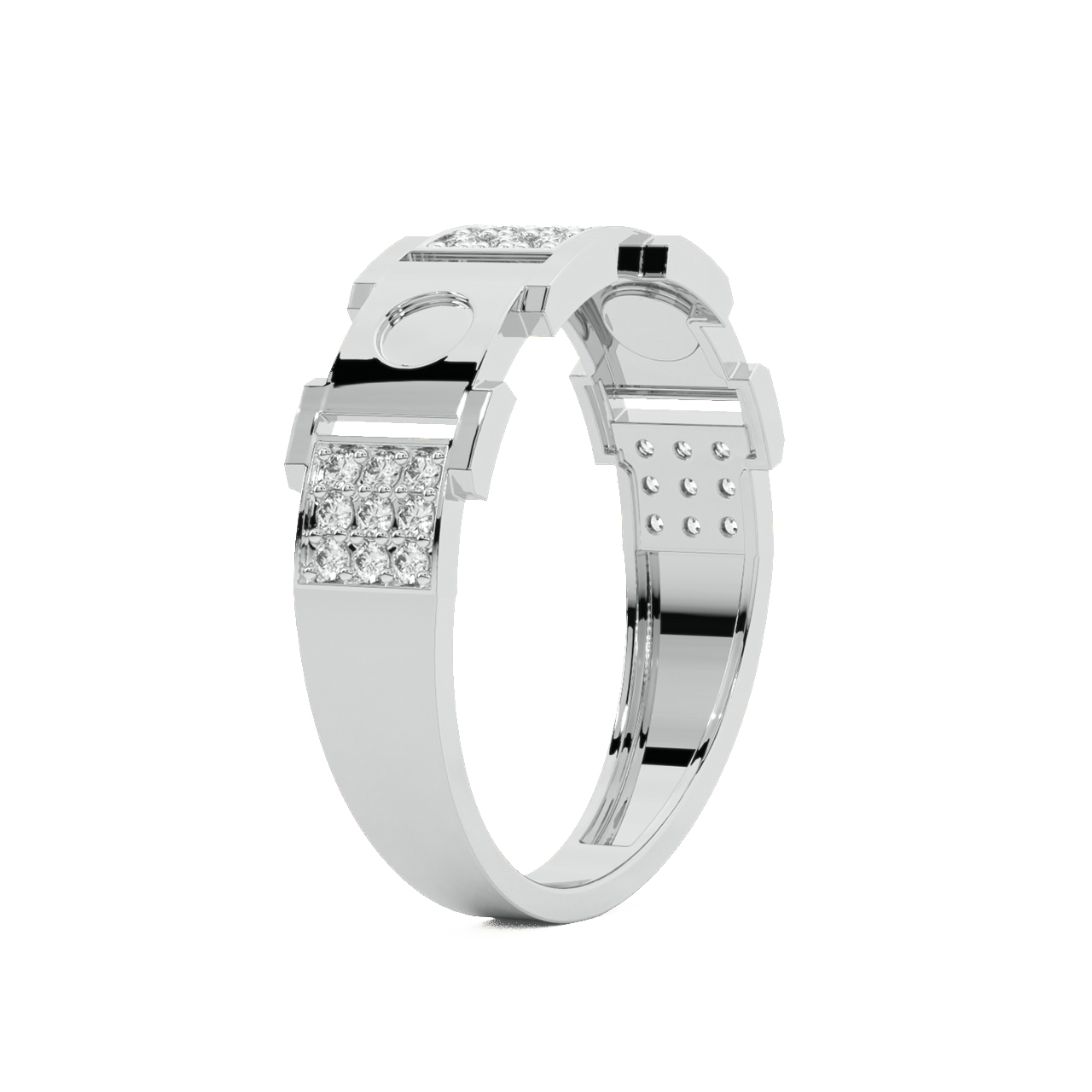 Larina Round Diamond Ring For Men